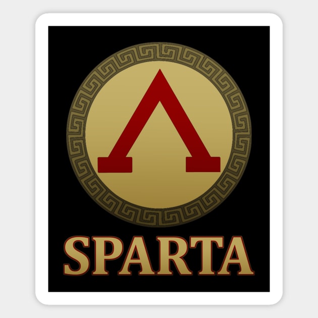 Sparta Shield Magnet by AgemaApparel